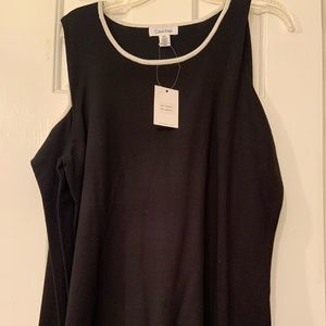 Calvin Klein cold shoulder sweater